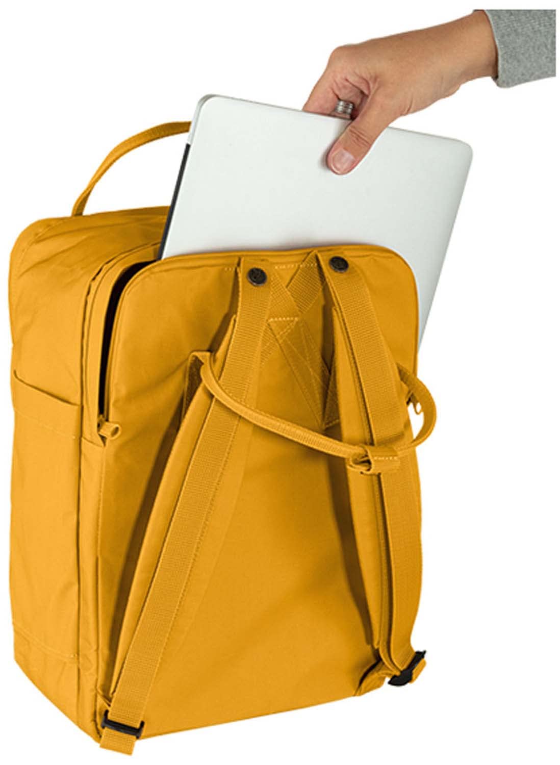 FJÄLLRÄVEN Kånken Laptop 13", Sports Backpack Unisex Adulto, Ochre, Talla Única