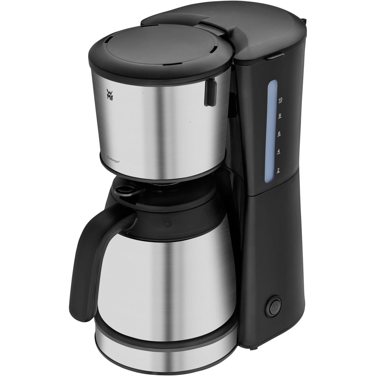 WMF Bueno Pro - Cafetera con termo, cafetera de filtro, 10 tazas, inicio/parada, botón antigoteo, filtro giratorio, apagado automático, 900 W