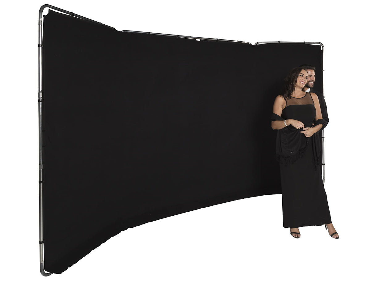 Manfrotto LLLB7621 - Fondo panorámico (4 x 2.35 m) Negro