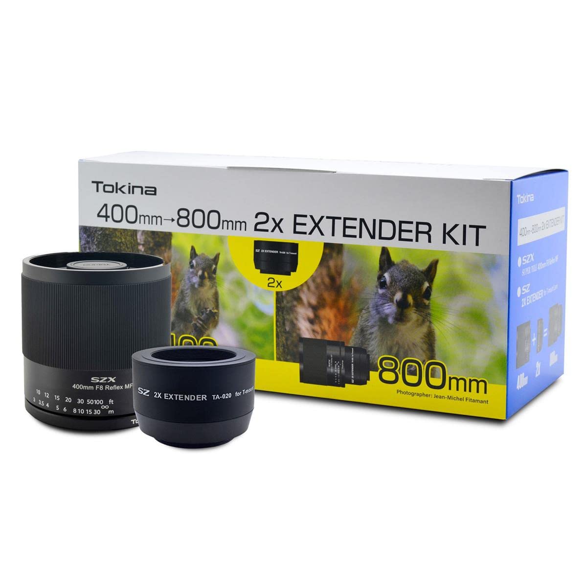Tokina SZX-400mm + Extender 2X Micro 4/3 Mount, Negro