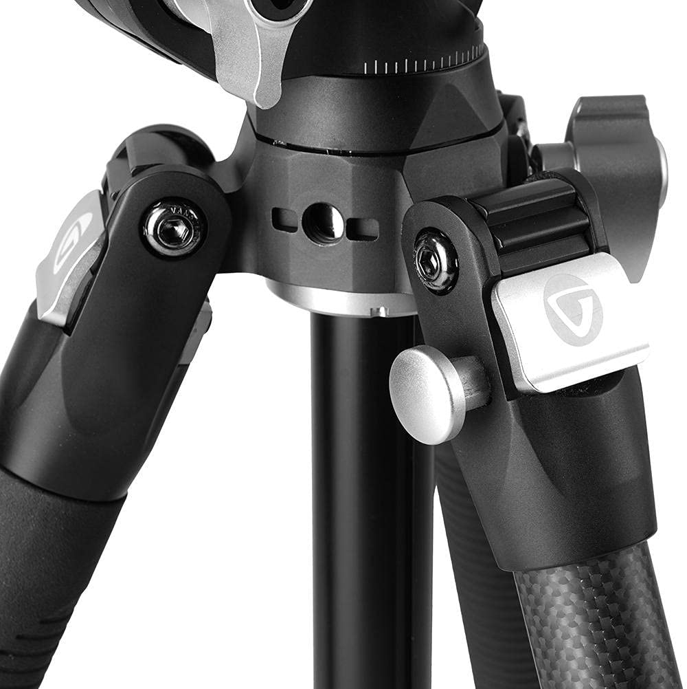 Vanguard Veo 3T+ 264CB - Trípode Carbono descentrable y Plegable rótula Bola