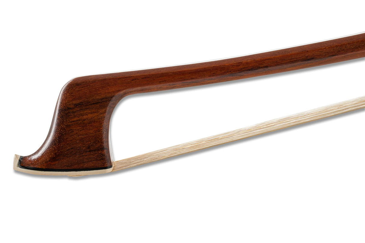 GEWA Arco de Contrabajo Pernambuco, 3/4, Modelo alemàn, Vara octagonal, Plata niquelada, Sello "Atelier Jaeger"