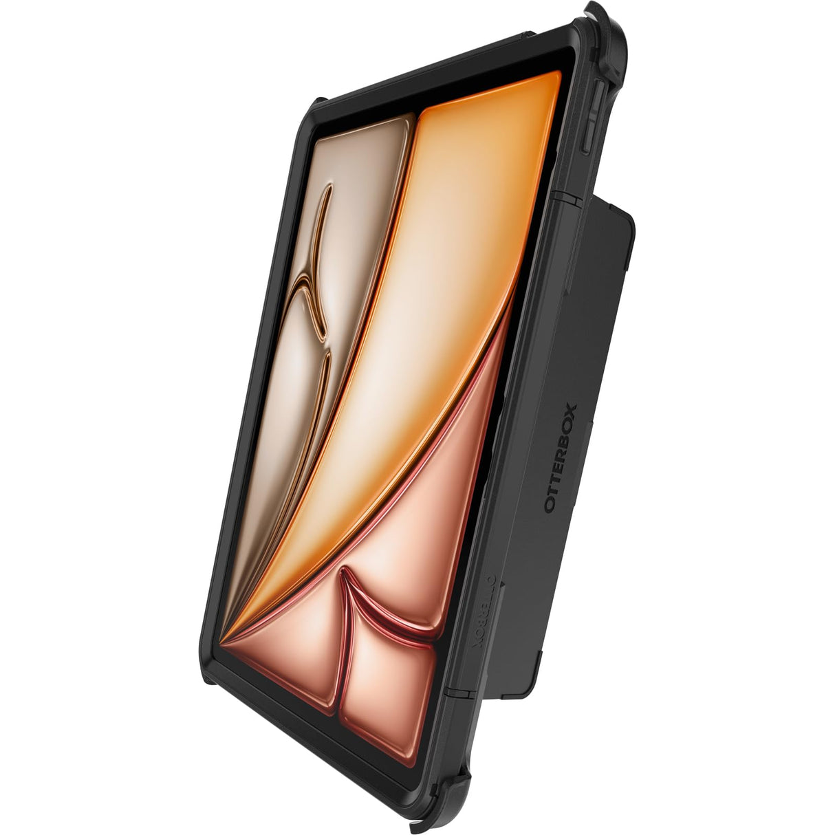 OtterBox Defender Funda para iPad Air 13 Pulgadas (2024 M2, 2025 M3), A Prueba de caídas,Ultrarresistente con Protector de Pantalla Integrado,Testeada 2X Estándares Militares, Negro