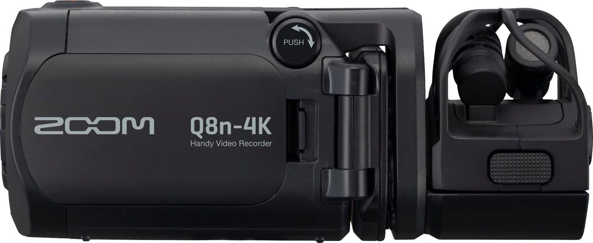 Zoom Q8n-4K Grabadora de vídeo portátil. 4K HDR Video, micrófonos estéreo más dos entradas XLR, grabación de 4 pistas de audio, webcam, para grabaciones y streaming de música, podcasts y más