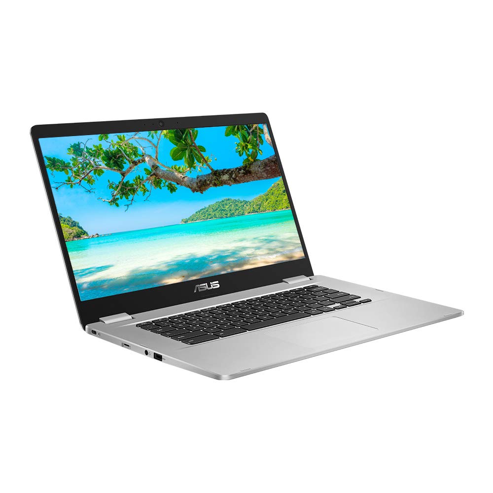 ASUS C523NA - Pantalla táctil Full HD Chromebook de 15,6 Pulgadas (Intel Pentium N4200, 8 GB RAM, 64 GB eMMC, garantía de 3 años) Incluye Adaptador USB-C a HDMI