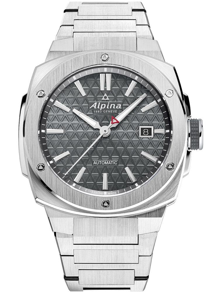 Alpina Reloj Analógico para Hombre de Cuarzo con Correa en Acero Inoxidable mid-39660