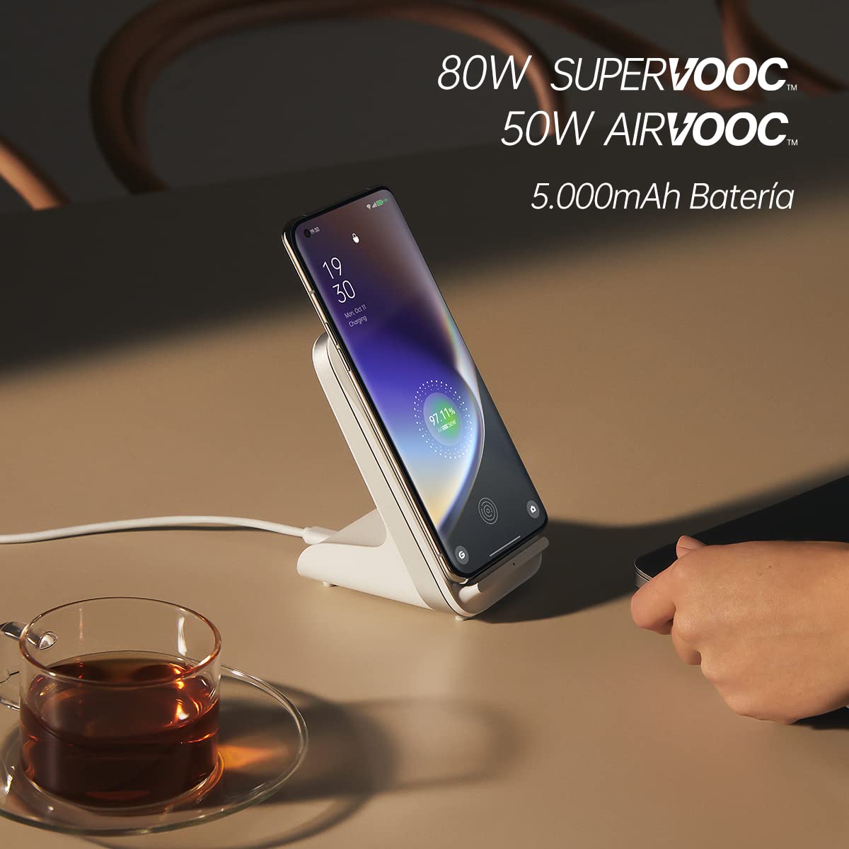 OPPO Find X5 Pro 5G - Smartphone 256GB, 12GB RAM, Dual SIM, Pantalla 6,7”, Cámara 50MP+50MP+13MP, Vídeo 4K Nocturno, Batería 5000mAh, Carga Rápida 80W – Negro
