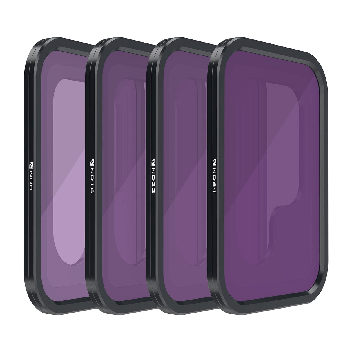 FREEWELL Filtro ND 4Pack Compatible Solo con Fundas Galaxy y Jaula de Plataforma Genius