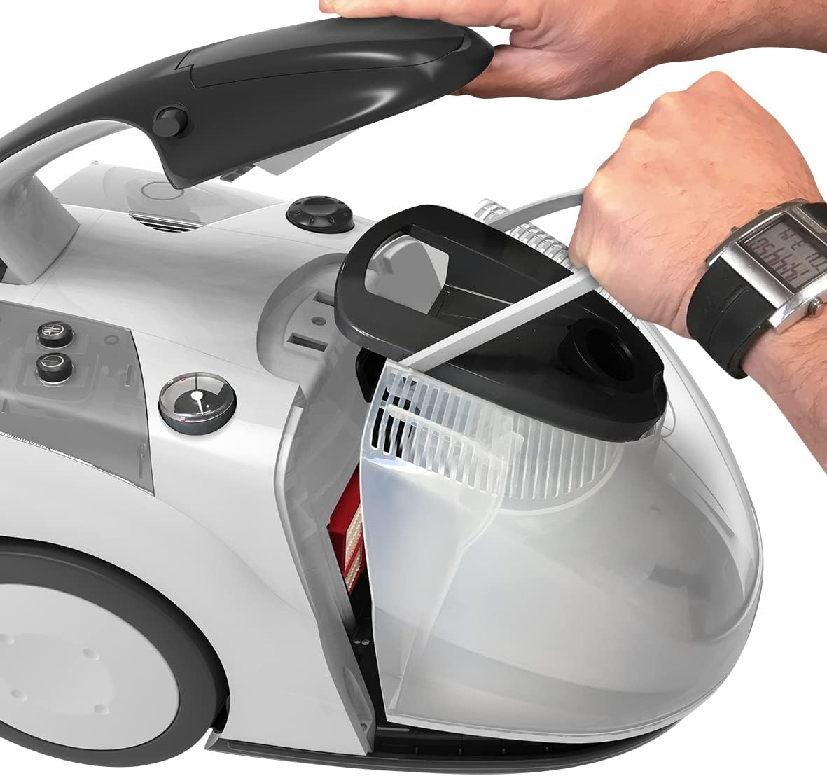 Lavor Professional Steam Cleaner GV EGON VAC 4.1 Plus Steam at 152°C with Suction Function, Removes Germs and Bacteria with the Force of Steam