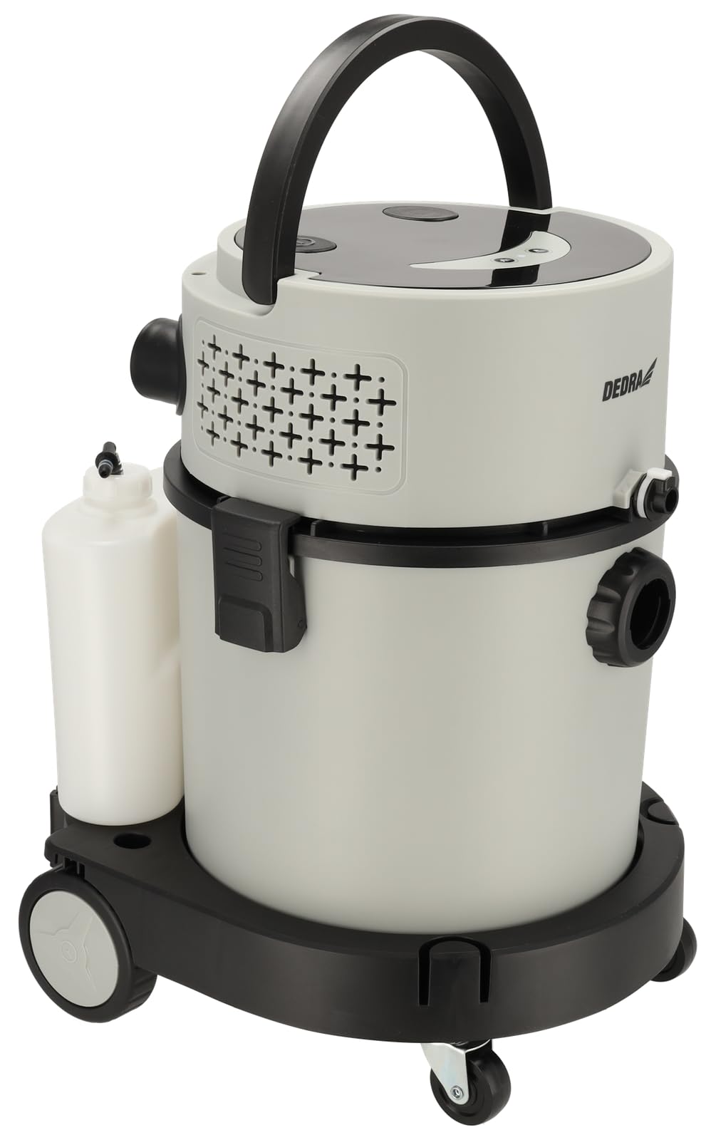 Dedra Aspirador 2 en 1, 1200 W, depósito de 20 l, 1200 W, con Sistema de pulverización y Polvo teledirigido y Cuatro Modos de Funcionamiento, depósito de plástico Resistente, con Interruptor de