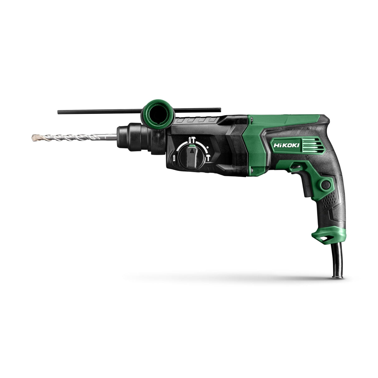 HiKOKI Martillo SDS-Plus 830W Potente 2,9J 26mm 3 Modos Multiusos Taladrar Percutir Cincelar Herramienta Duradera con Empuñadura Antivibraciones y Maletín