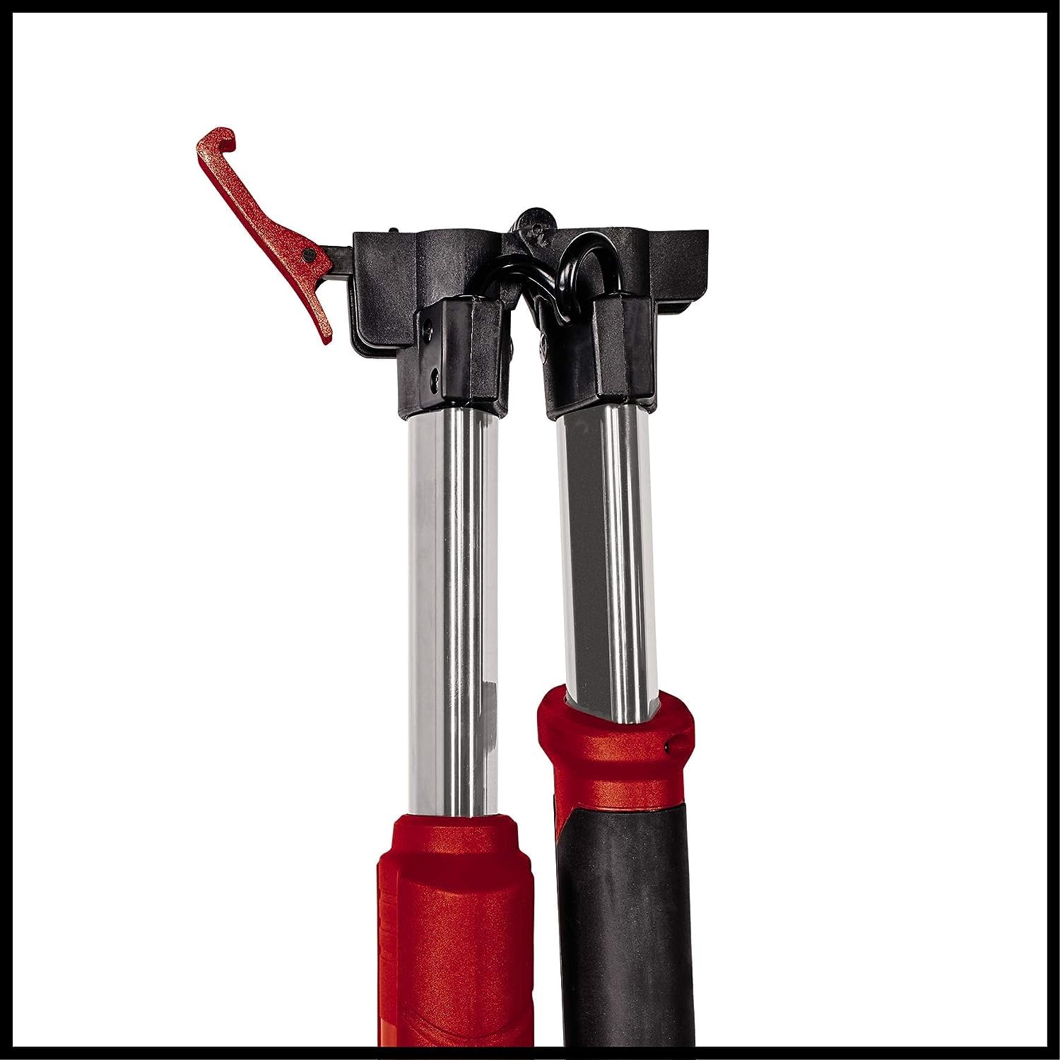 Einhell Lijadora de pared TE-DW 225 X (750 W, Ø225 mm, 285x285x285 mm papel de lija, plato intercambiable, mango telescópico 165 cm, incl. muelas abrasivas + paños de rejilla en el maletín)