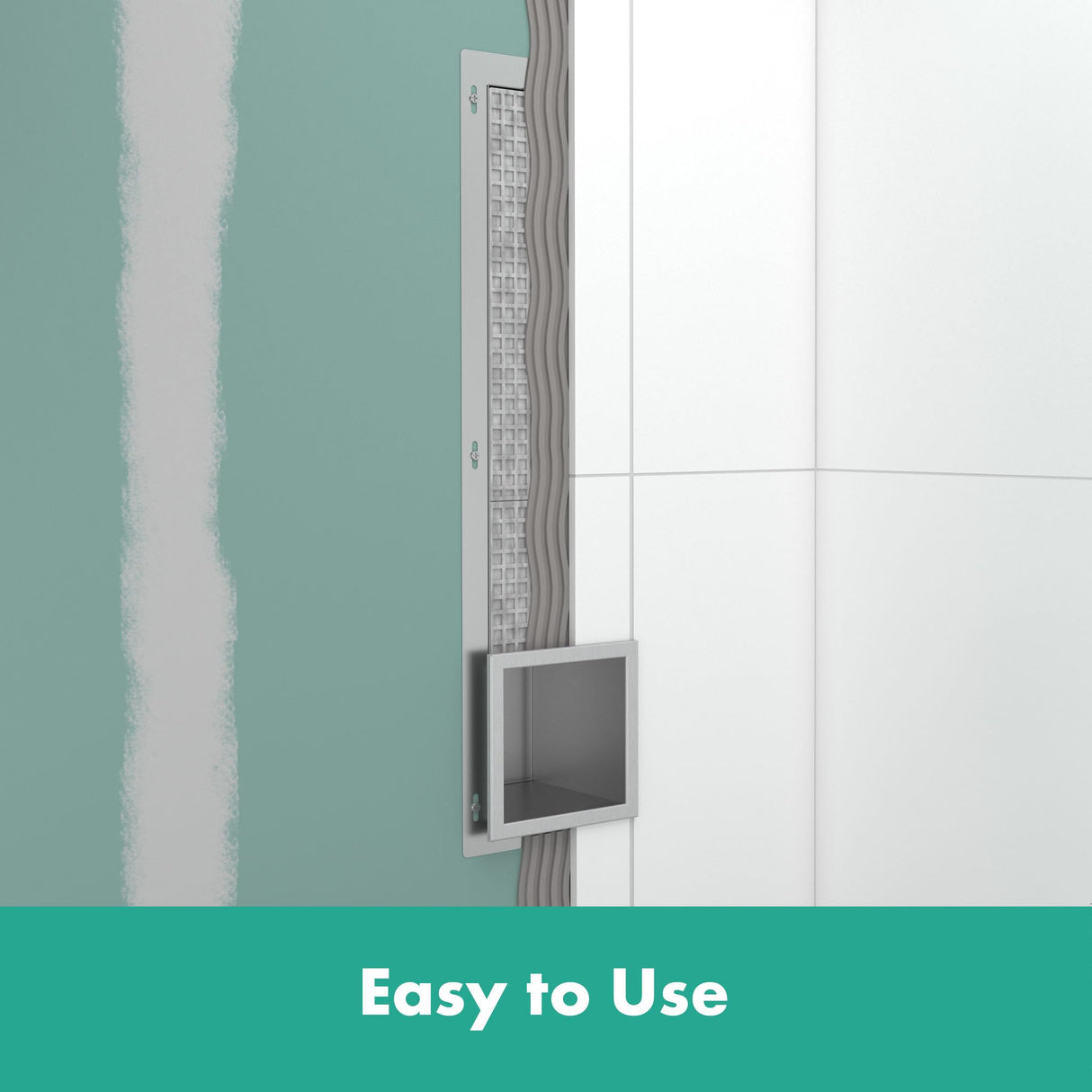 hansgrohe XtraStoris Original, portarrollos de papel higiénico empotrado para 6 rollos, soporte papel higienico empotrado, accesorios baño, negro mate, 56058670