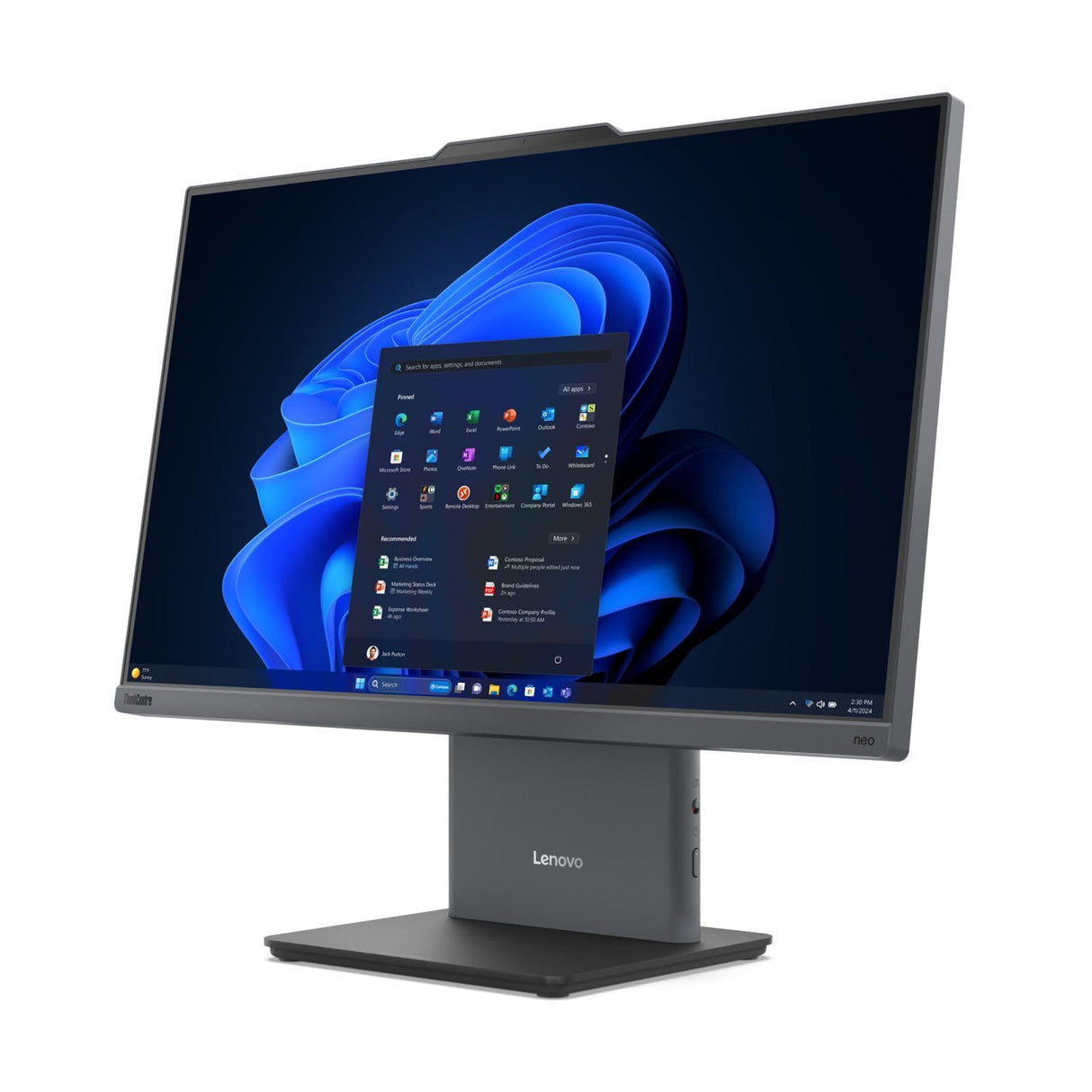 Lenovo ThinkCentre Neo 50a 24 Gen 5 Intel Core™ i5 i5-13420H 60,5 cm (23.8") 1920 x 1080 Pixels PC All-in-One 16 Go