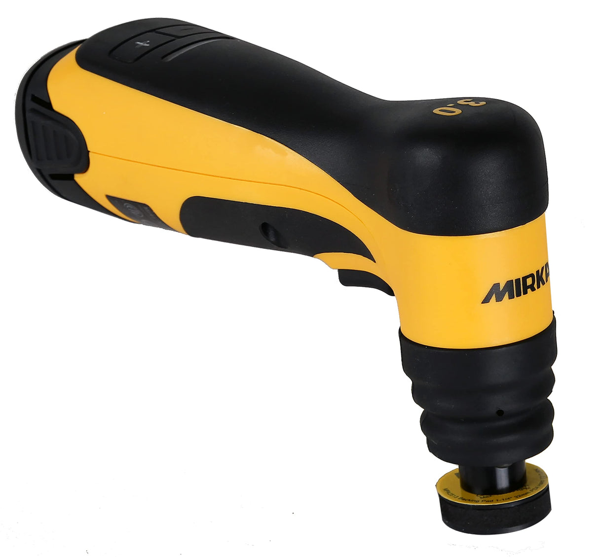 Mirka AOS-B 130NV Lijadora excéntrica sin cable para discos de lija de Ø 32mm, max 12V, incluye batería de 2,5Ah, carrera de 3,0mm, 8991230312