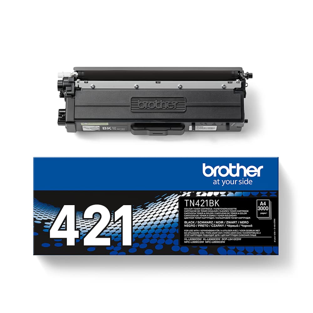 Brother TN421BK - Cartucho de tóner, color negro