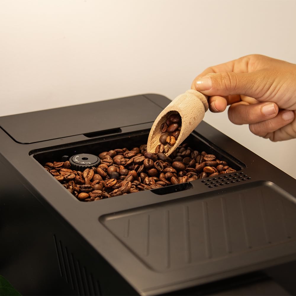 Cecotec Cafetera Superautomática Cremmaet Compactccino. 1350 W, Thermoblock, Bomba de Presión de 19bars, Sistema Plug&Play, Depósito de Café con Molinillo Integrado, Limpieza Automática
