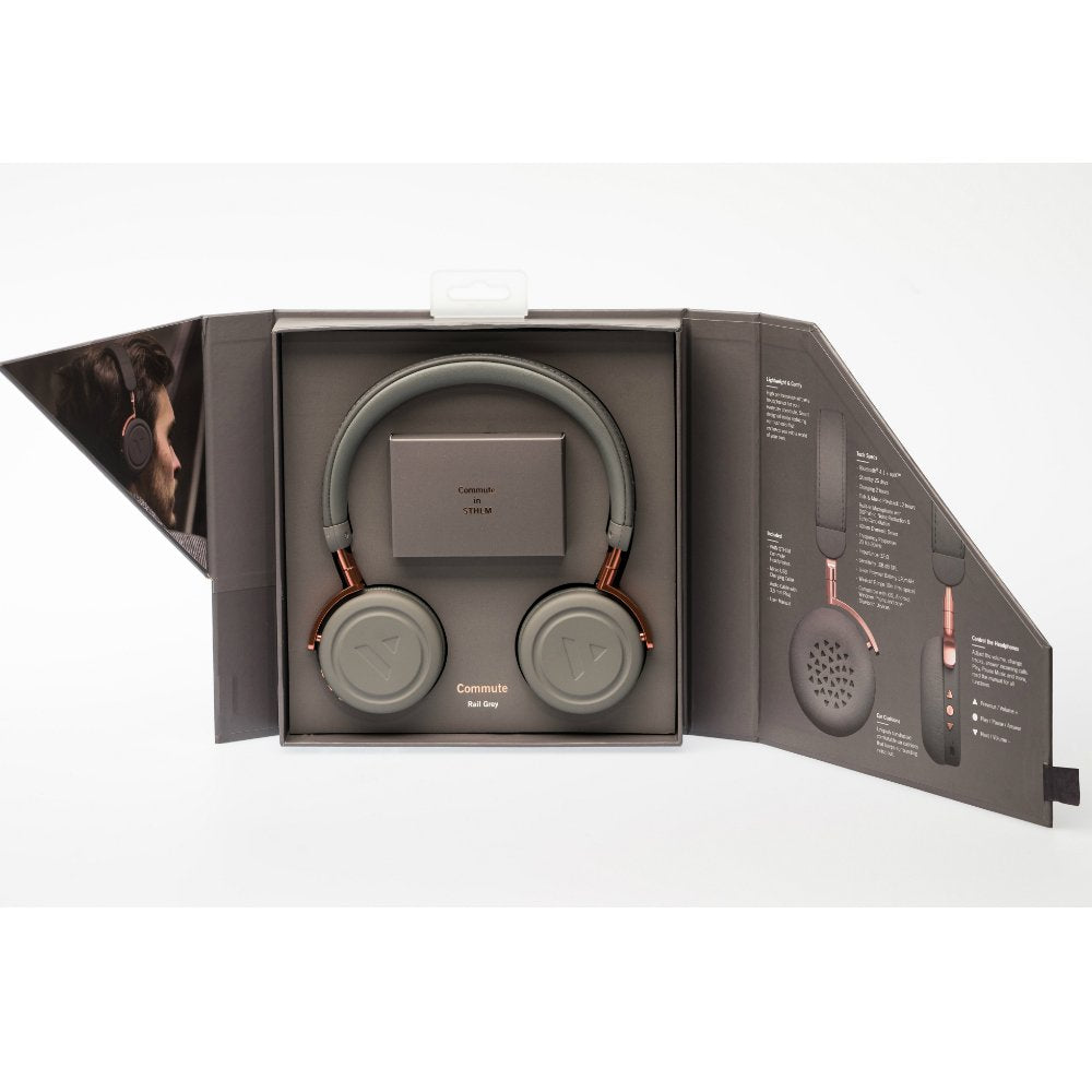 Vano STHLM Commute auriculares inalámbricos – Barra gris