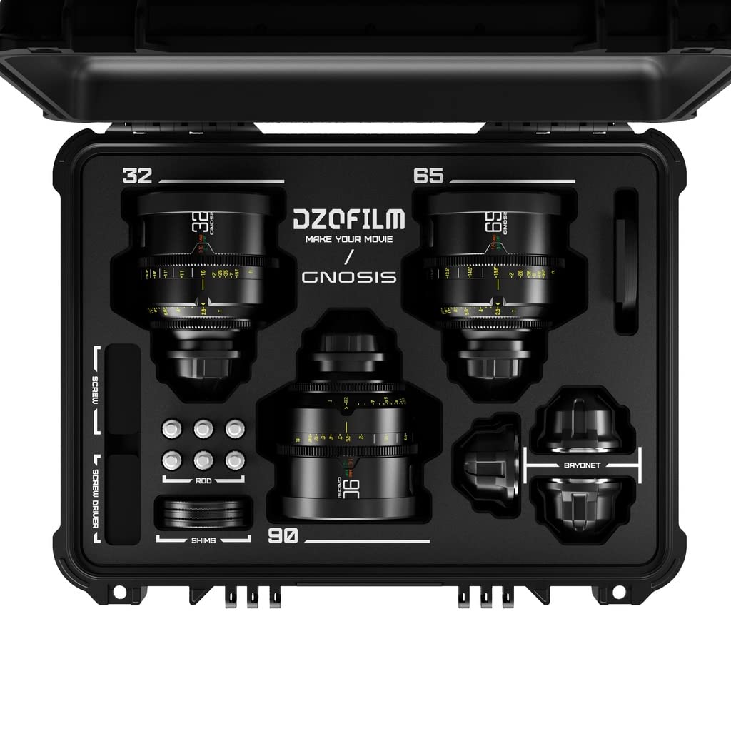 DZOFILM Cine Lens Gnosis 3-Lens Kit Metric