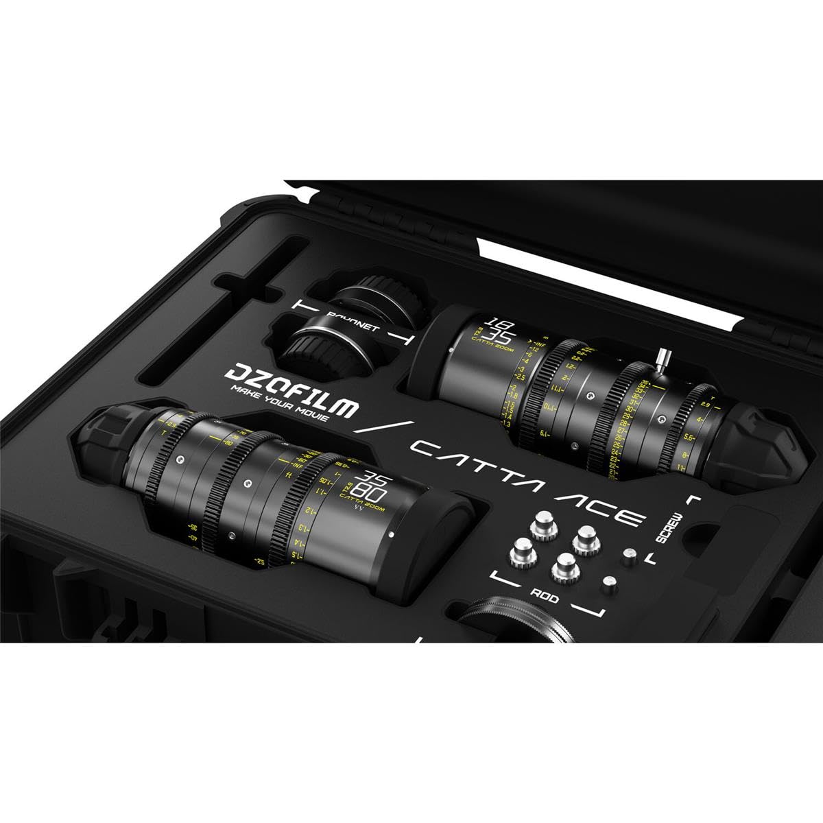 DZOFILM Cine Lens Catta Zoom 2-Lens Kit (18-35/35-80 T2.9) Negro