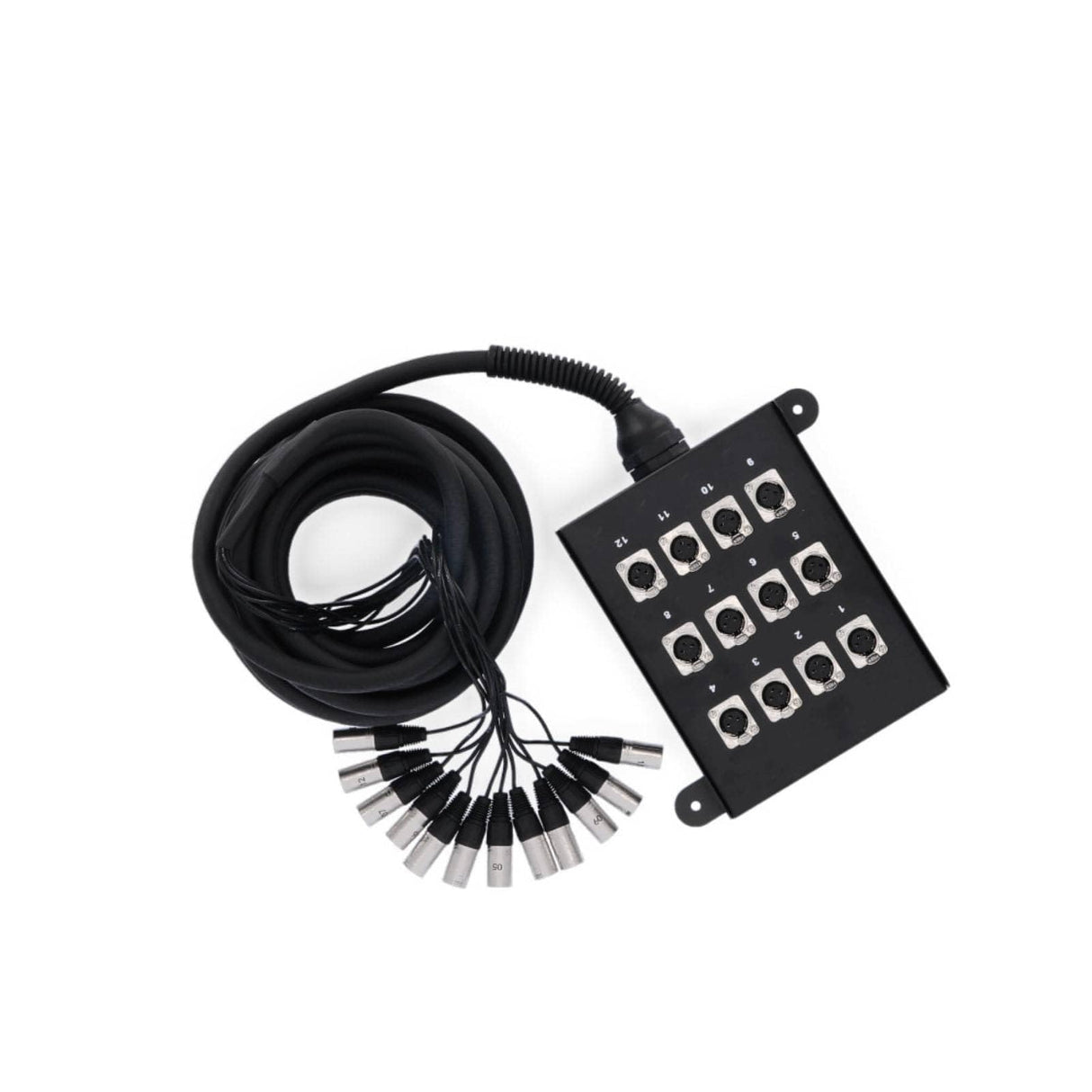 Adam Hall Cables K 12 C 10 - Manguera de Cable con Cajetín de Escenario 12/0 10 m