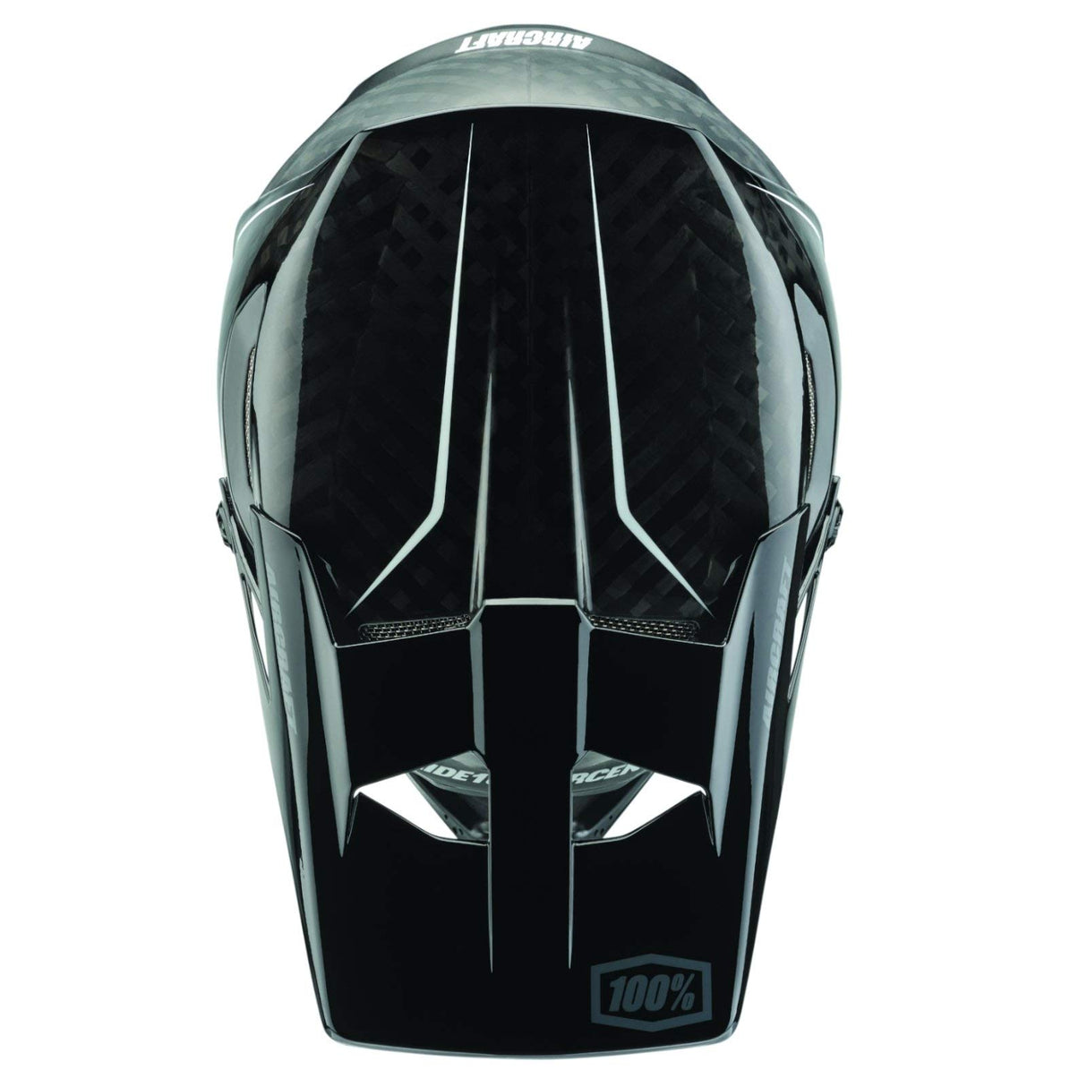 Inconnu 100% Aircraft Casco Integral Unisex, Negro