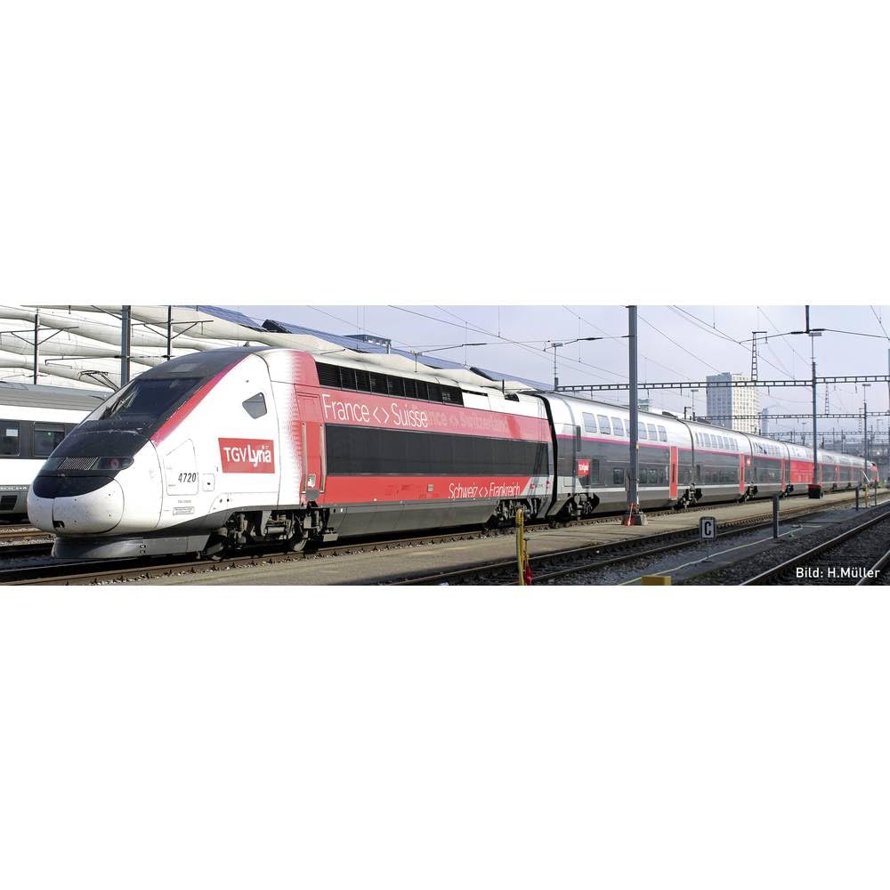KATO by Lemke K101762 N TGV Duplex Lyria, 10-TLG. de la SNCF