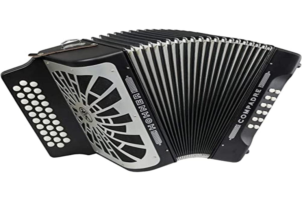 HOHNER COMPADRE GCF NEGRO SILVER GRILL