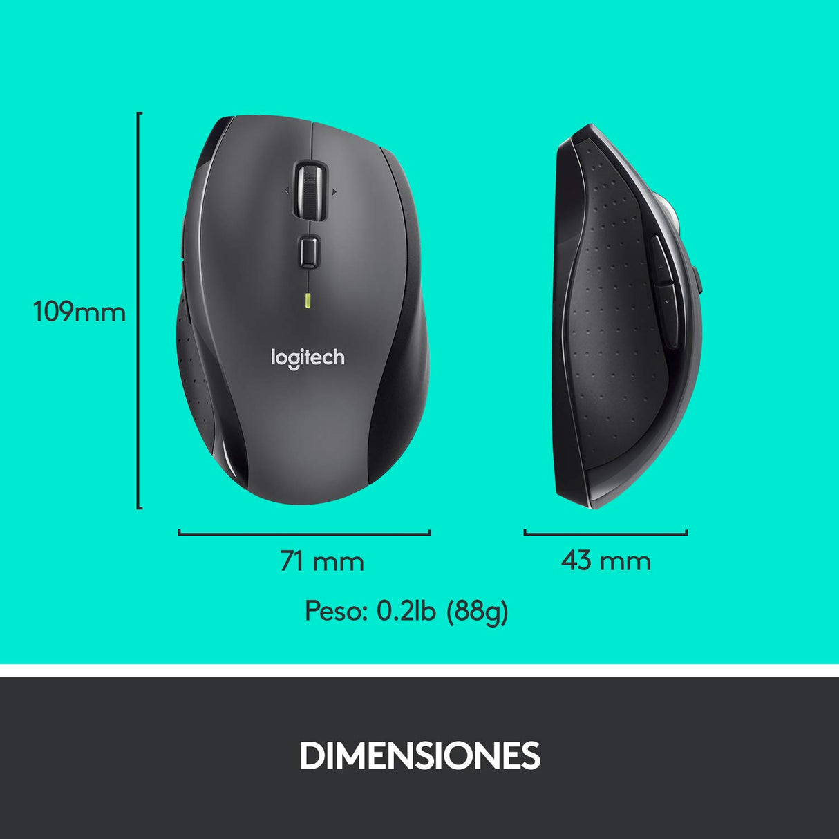 Logitech MK710 Combo Teclado y Ratón Inalámbrico para Windows, Conexión Inalámbrica 2,4 GHz, Teclas Multimedias, Batería de 3 Años, PC/Mac, QWERTY Español, color Negro