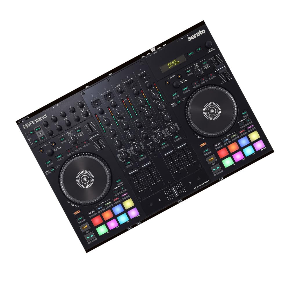 Controlador de DJ Roland DJ-707M — Una consola de sonido con livestreaming integrado