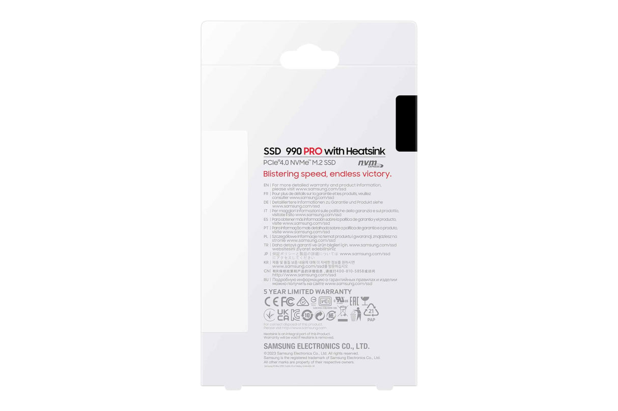 SSD 4TB 990 PRO PCIE 4.0 X4 NVME 2.0 M.2 2280