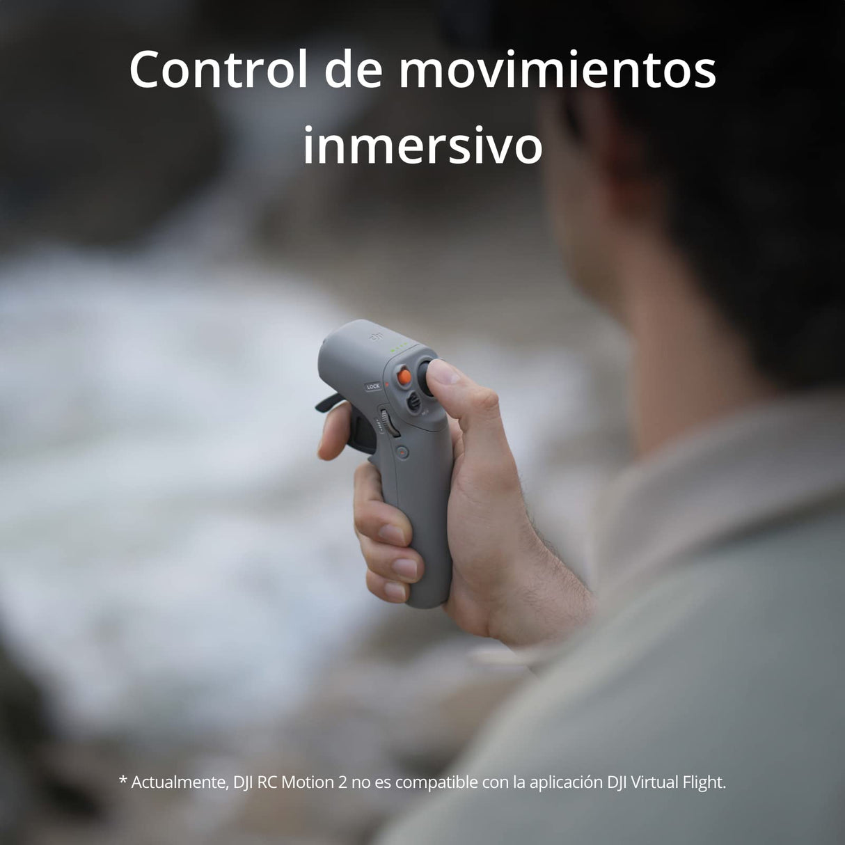 DJI - Pack de movimiento Goggles Integra - Control de movimientos inmersivo, gafas FPV ligeras y portátiles con diseño integrado, pantallas micro-OLED, transmisión de vídeo O3+, HD con baja latencia