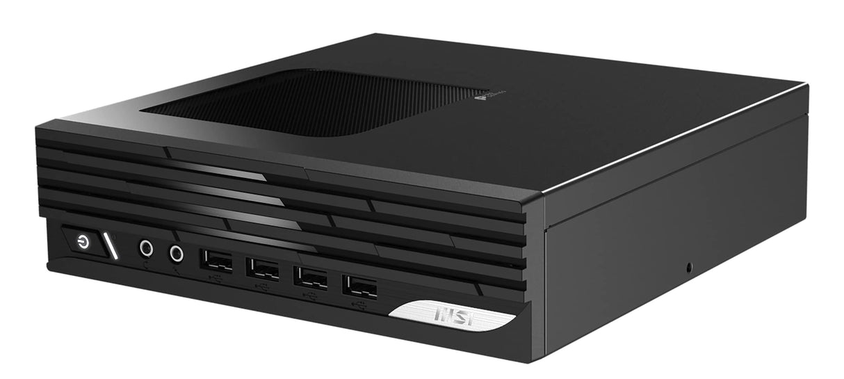MSI Pro DP21 13M-491EU - Mini PC (Intel i3-13100, Intel UHD Graphics, 8GB, 256GB SSD, Windows 11 Pro, 2.3 litros, Wi-Fi 6) Negro