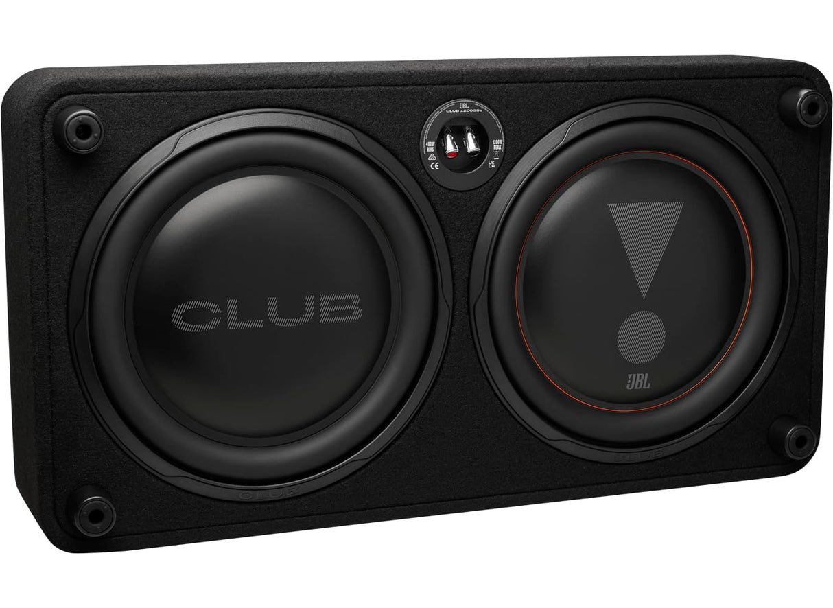JBL Club 1200SSL - Subwoofer pasivo de 12 Pulgadas, Carcasa Plana Cerrada con Membrana pasiva, Robusto y Ahorra Espacio, 1200 W, subwoofer pasivo con Controlador de Aluminio para Graves precisos