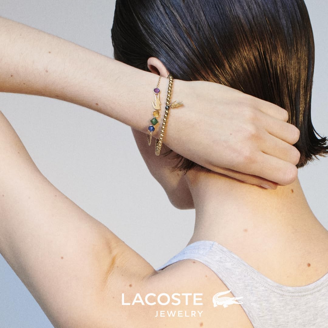 Lacoste Pulsera de Cadena para Mujer Colección DEVA en Oro Amarillo - 2040361