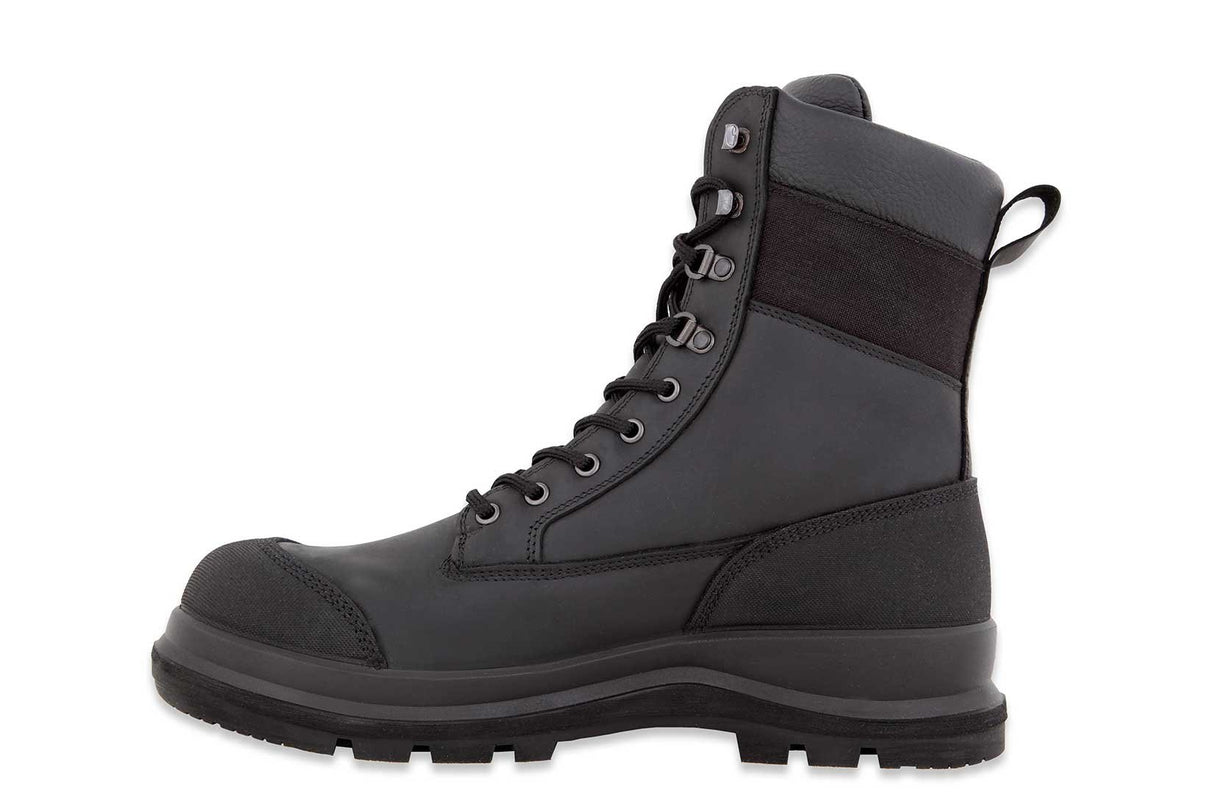 Carhartt Detroit - Bota de seguridad S3, impermeable, 20,3 cm, tecnología Rugged Flex Para Hombre, Negro, 43