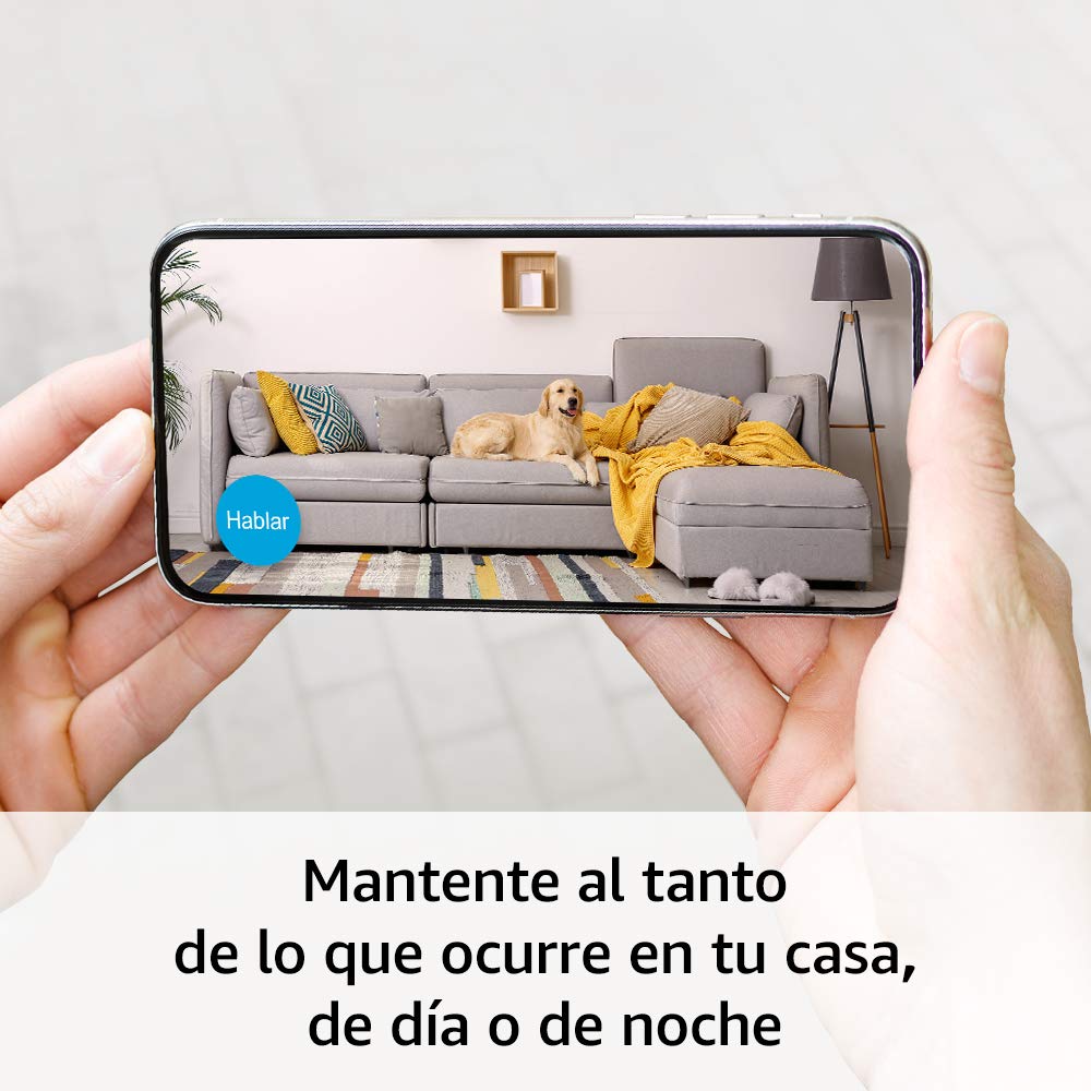 Blink Indoor | Cámara de seguridad HD inalámbrica con 2 años de autonomía, detección de movimiento, audio bidireccional, compatible con Alexa | 3 cámaras