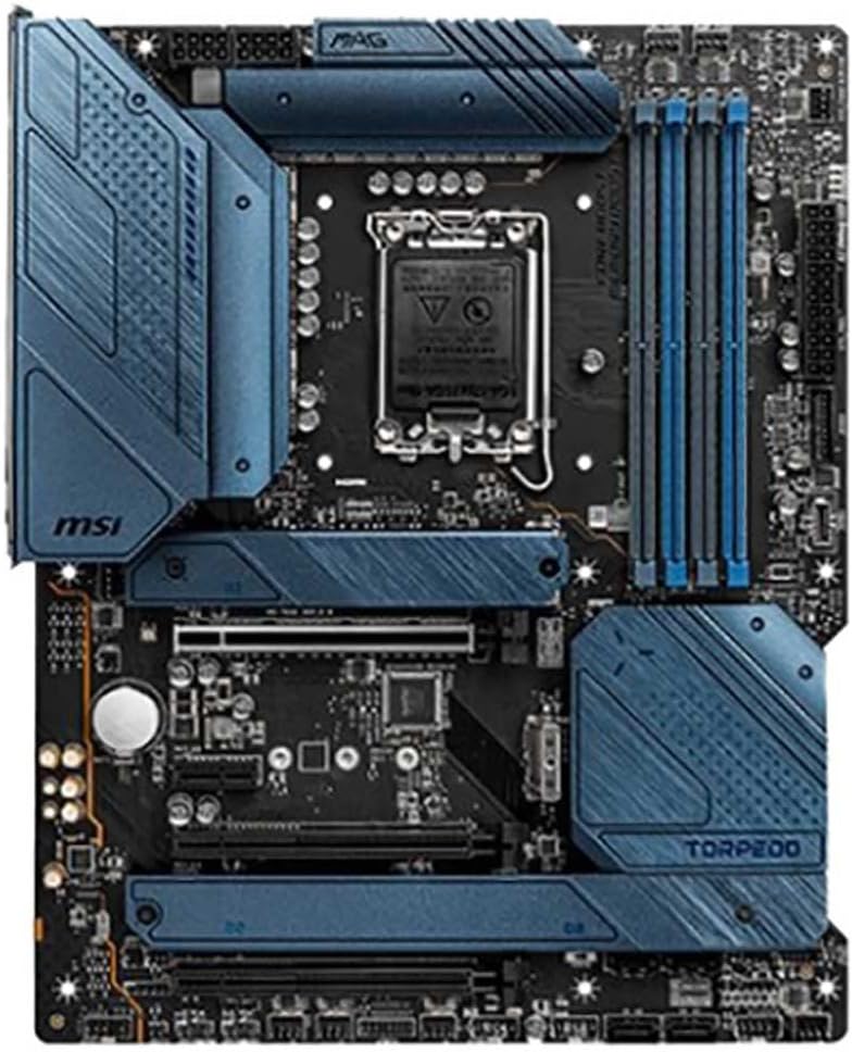 MSI, MAG Z690 TORPEDO Placa Base Gaming ATX, Soporta Procesadores Intel Core 12 th Gen, LGA 1700, 16 Duet Rail VRM 70 A, DDR5 Memory Boost 6400 MHz/OC, 1 x PCIe 5,0 x 16, 3 x M2 Gen 4, 2,5G LAN