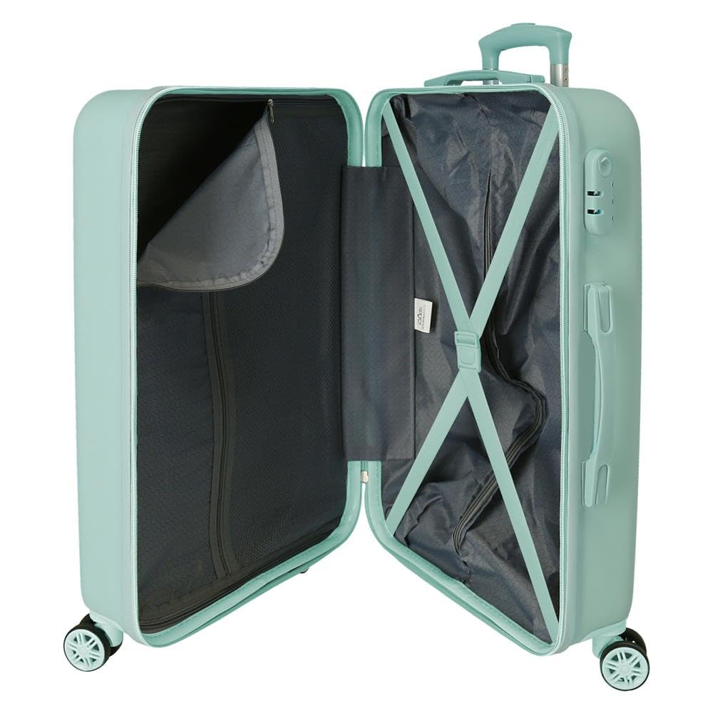 Disney Lovely Stitch Maleta Mediana Azul 46x65x23 cms Rígido 3,1 kgs Cierre de combinación Lateral ABS 3,1 kgs 56L