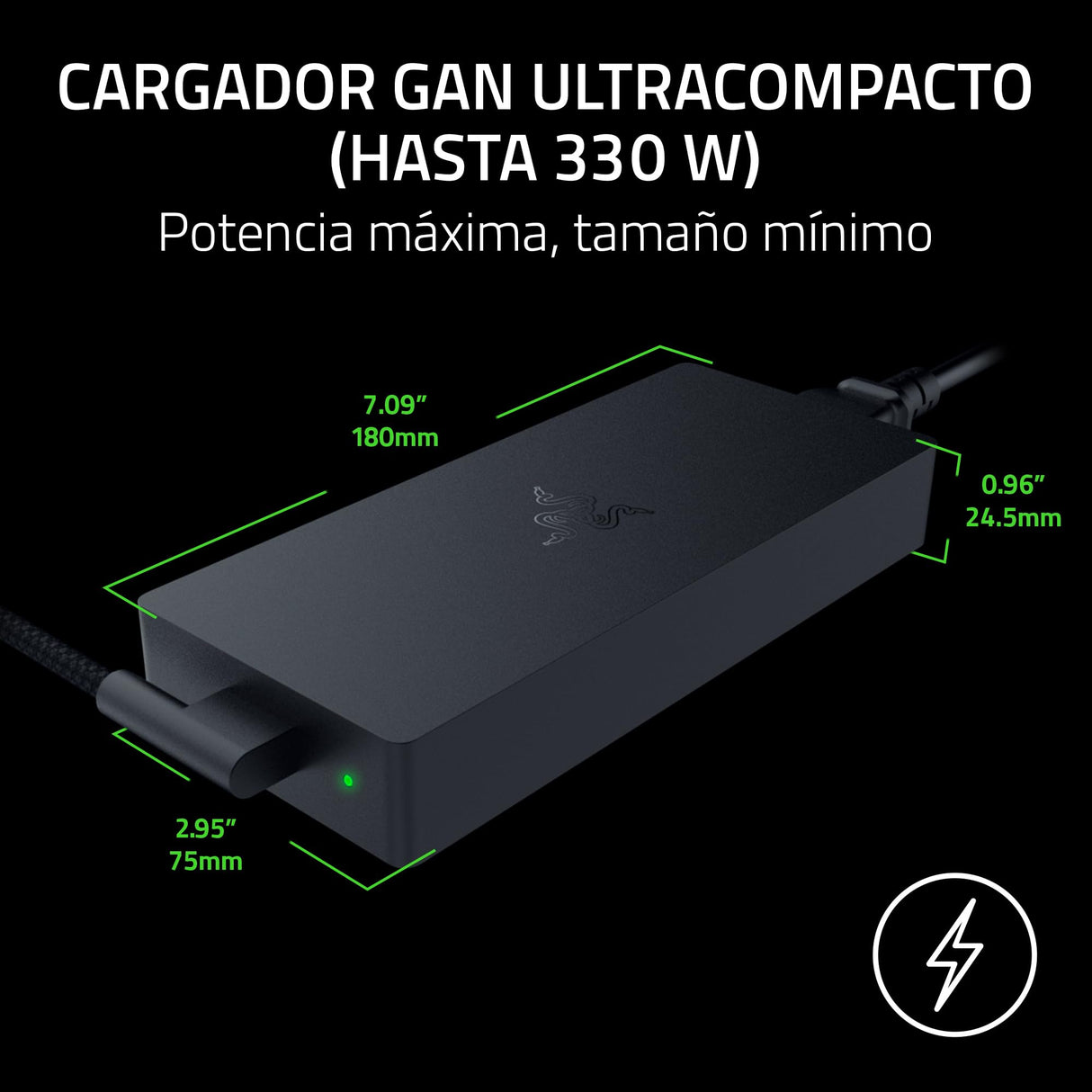 Razer Blade 16 (2023) - 16" PC Portatil Gaming - Nvidia RTX4070 GPU - 16 Mini LED Pantalla Dual Mode UHD+ 120Hz & FHD+ 240Hz - Intel Core i9-13950HX (16GB DDR5, 1TB SSD) Teclado Español | Negro
