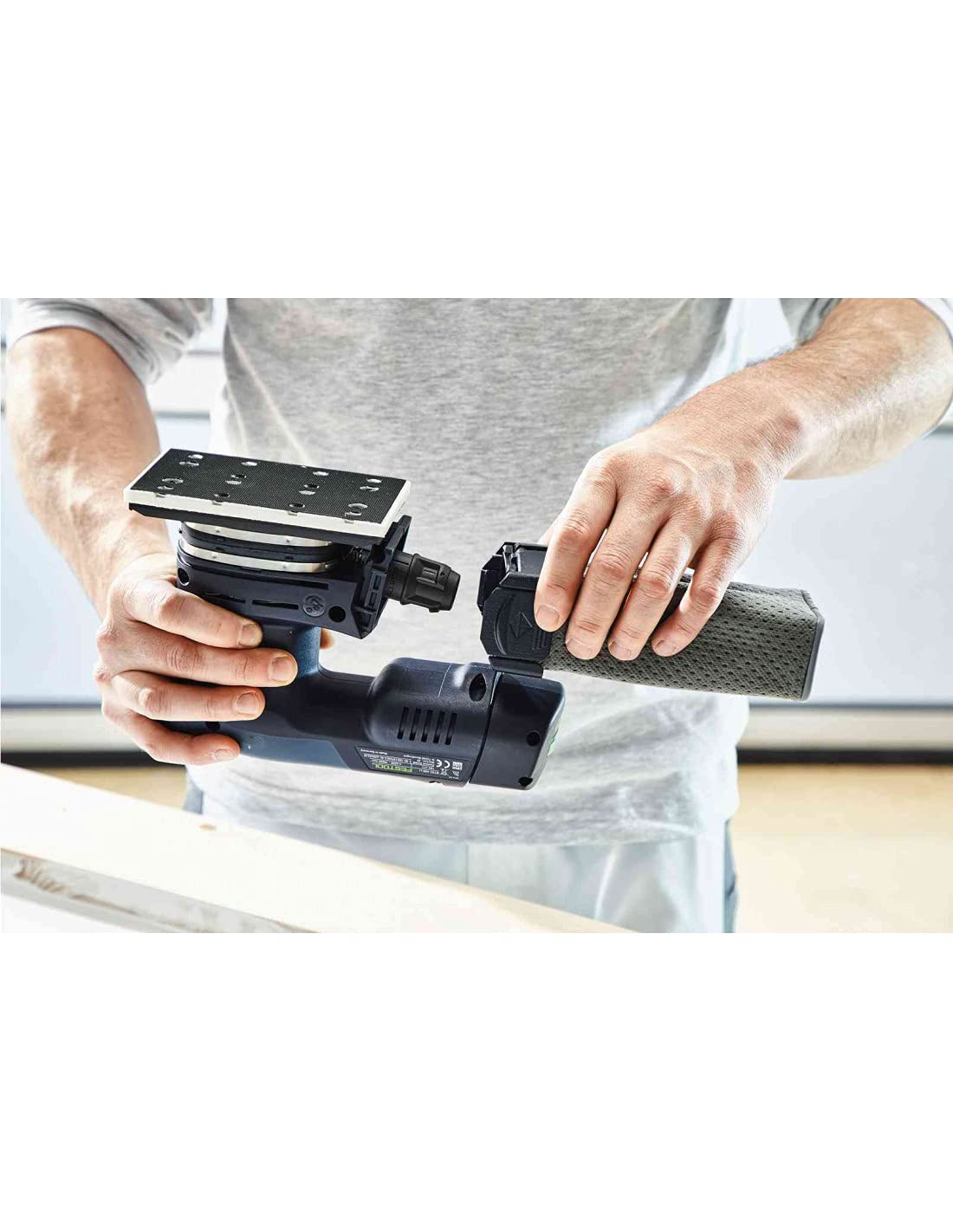 Festool Lijadora orbital a batería RTSC 400-Basic