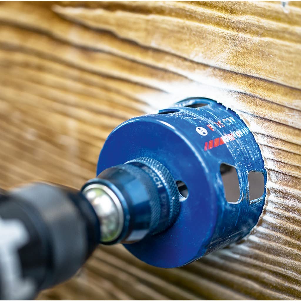 Bosch Professional 14x Set de sierras de corona Expert Tough Material (Accesorios Taladro de impacto rotativo), Gris, Ø 20-76 mm