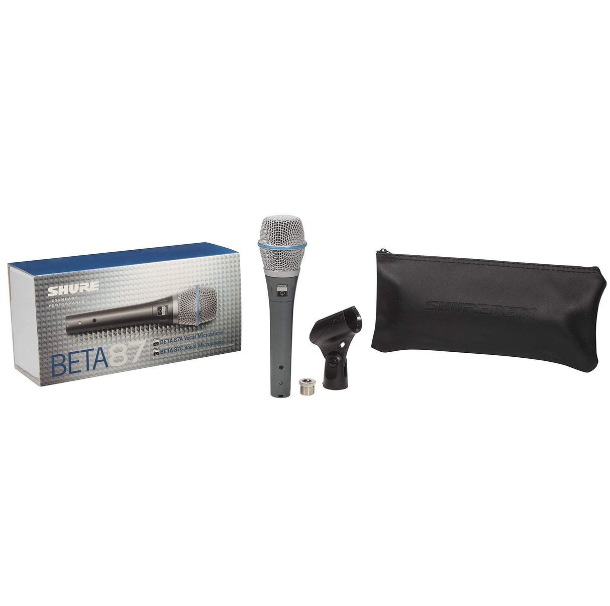 Shure BETA 87A - Micrófono condensador supercardioide para aplicaciones de voz con calidad de estudio