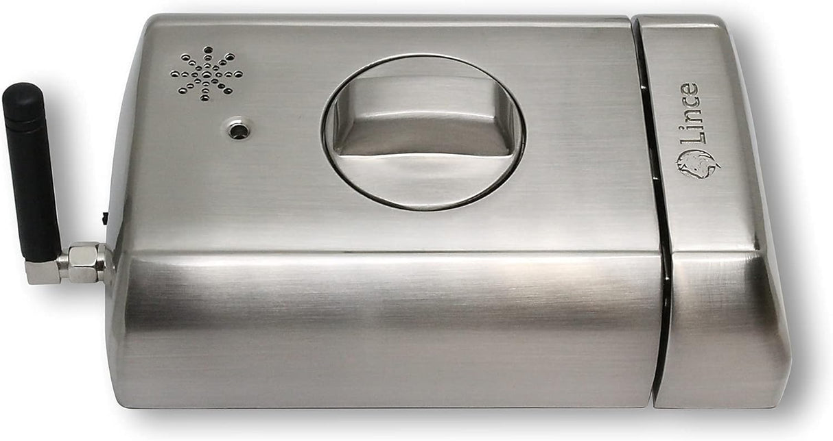 LINCE SUPRATRONIK Cerrojo Invisible ELECTRONICO Y con Alarma SUPRATONIK 4940-TK Plata, Acero aleado, 0
