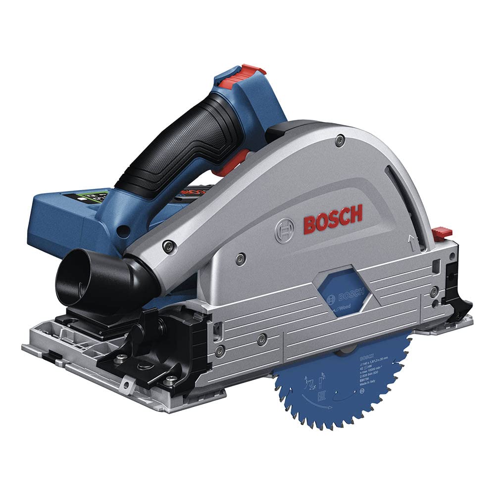 Bosch Professional BITURBO GKT 18V-52 GC - Sierra circular de inmersión a batería (Brushless, 18V, disco Ø 140 mm, Connectivity, sin batería, en L-BOXX)