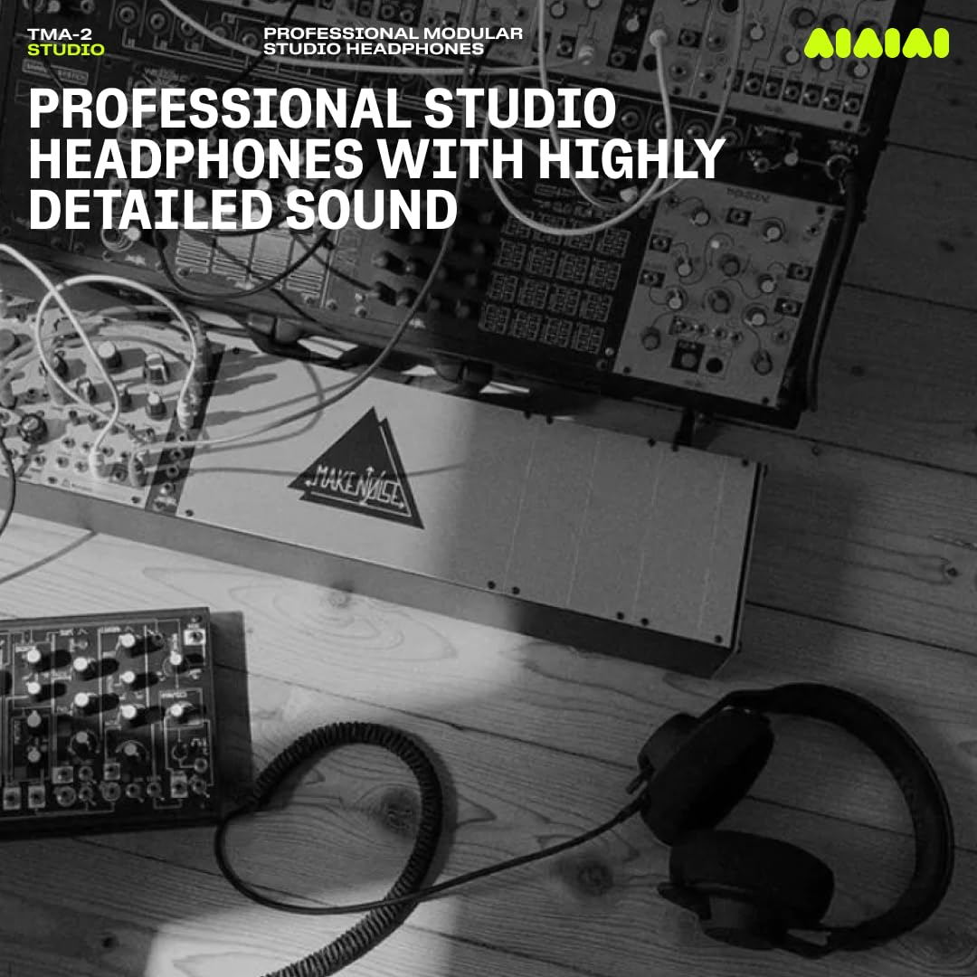 AIAIAI TMA-2 Studio Headphones profesionales sobre la oreja Negro - Auriculares de estudio de música con cable
