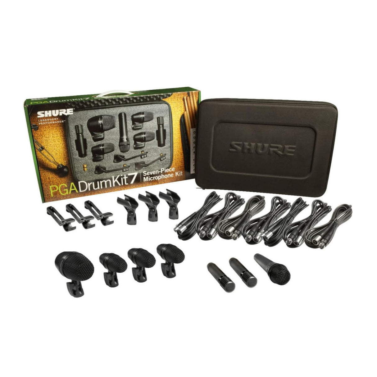 Shure PG ALTA - Kit de 7 micrófonos para batería