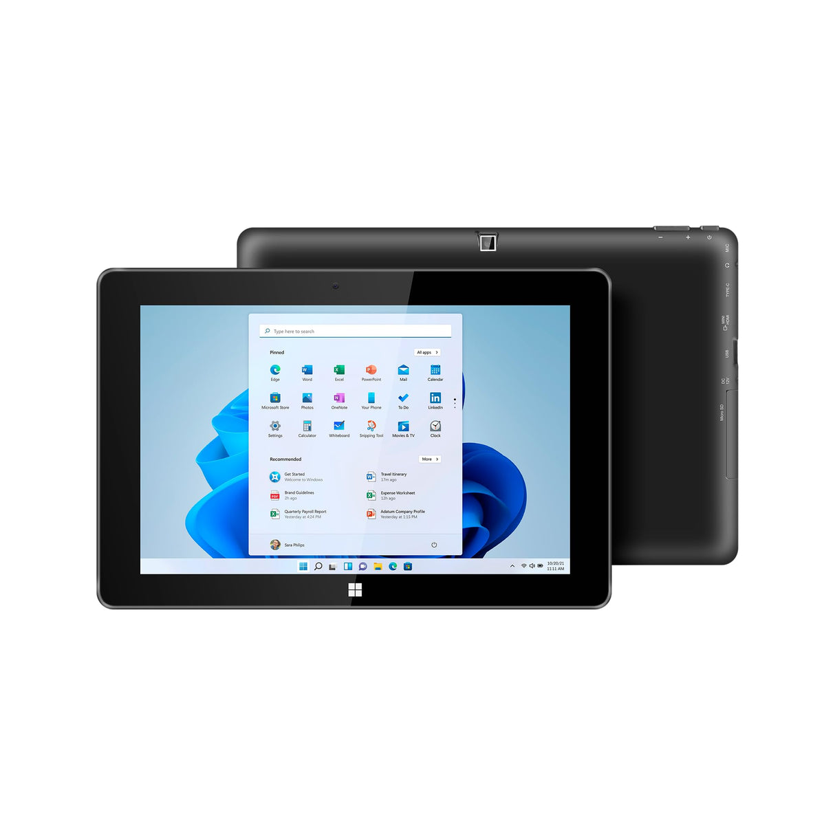 Krüger&Matz Tablet 2 en 1 Edge 1089 Diagonal 10,1" USB3.0 HDMI 8/256GB Windows 11 Pro KM1089S.1