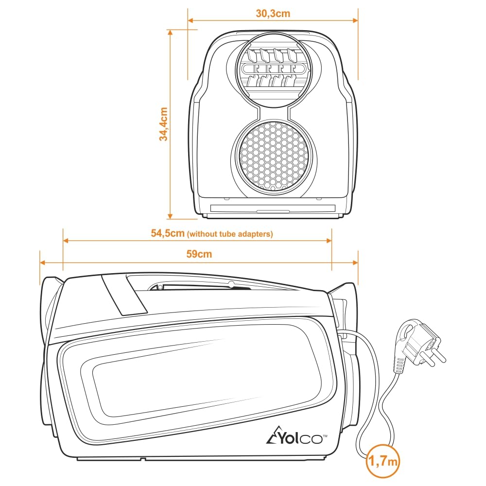 Yolco TC290, Aire acondicionado portátil, Grey