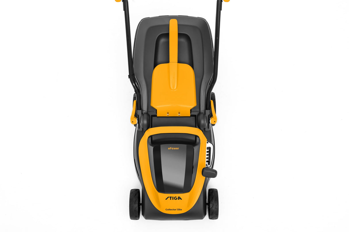 Stiga Cortacésped a batería SLM 136e Kit, 34 cm de Ancho, con 2 baterías de 20 V 2 Ah y Cargador